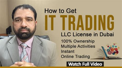 How To Get It Trading Llc License Multiple Activities Instant