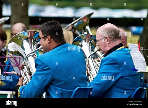 Brass Band Players Stock Photo Alamy