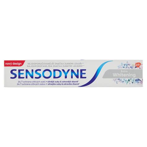 Sensodyne Extra Whitening zubná pasta s fluoridom 75 ml Klas