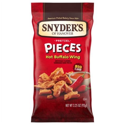 Snyder S Of Hanover Hot Buffalo Wing Pretzel Pieces 3 25 Oz Pick N Save