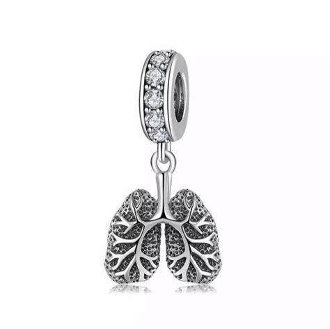 Anatomy Pandora Fit Charms Heart Pandora Fit Charm Brain Charm Lungs