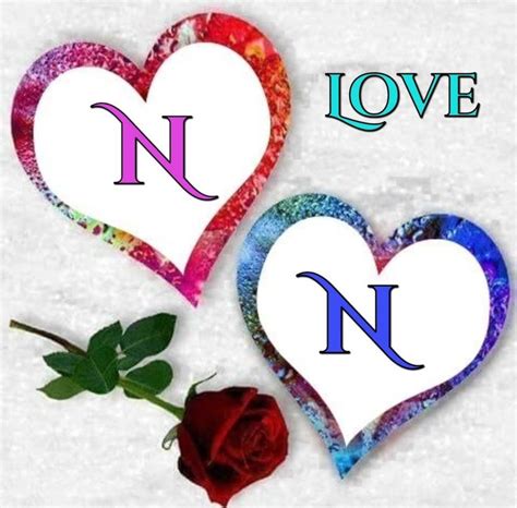 NN Cute letter image 🥰 in 2023 | Cute letters, Doodle on photo, Heart ...