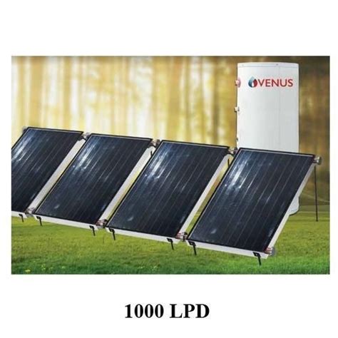 Venus 1000 LPD Pressure Solar Water Heater Rs 213750 Unit Venus Home