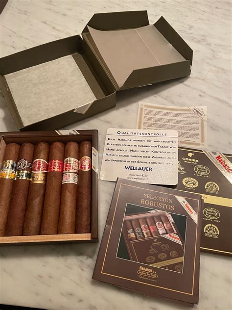 Habanos Robusto Selección Robustos 2016 Selection box of 6 cigars 29285