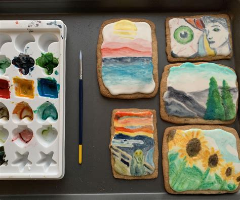 watercolor cookies