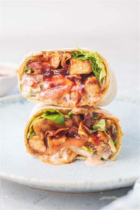 Bbq Chicken Wrap Everyday Delicious