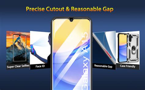 Qsmqam 3 Pack Screen Protector For Samsung Galaxy A15 5g