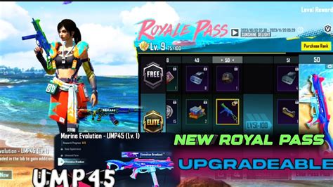 BGMI NEW ROYAL PASS A2 A2 ROYAL REWARD UMP45 UPGRADEABLE PUBG YouTube