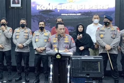 Nama 6 Tersangka Ditetapkan Polisi Pada Tragedi Kanjuruhan Yang