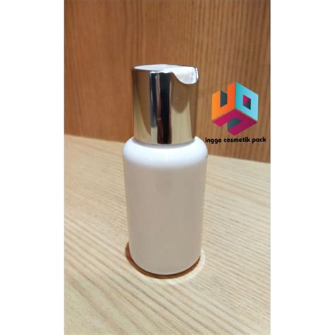 Jual Botol Prestop Ml Putih Tubular Tutup Silver Shopee Indonesia