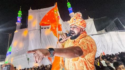 Mla Raja Singh Mass Speech At Begum Bazar Ram Navami Shobha Yatra 2024