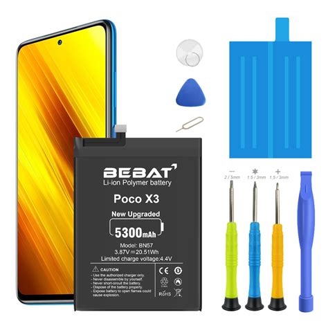 Jual Bebat Baterai BN57 Xiaomi Poco X3 Poco X3 Pro Poco X3 NFC