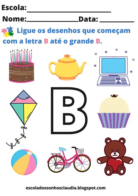 Letra B Atividade Educa O Infantil Braincp