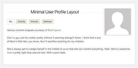 How To Build A Minimalist User Profile Layout With Content Tabs