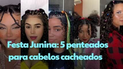 Festa Junina Ideias De Penteados Em Cabelos Cacheados Para Voc