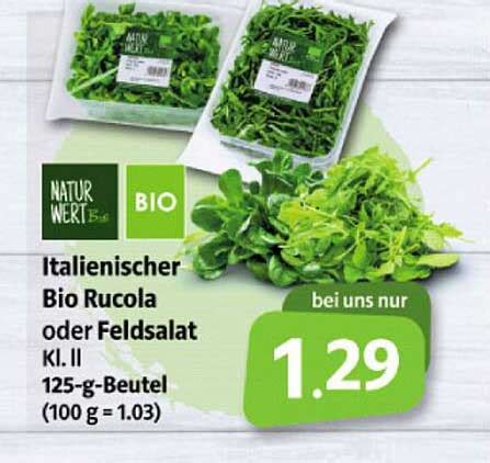 Italienischer Bio Rucola Oder Feldsalat Angebot Bei Markant Markt