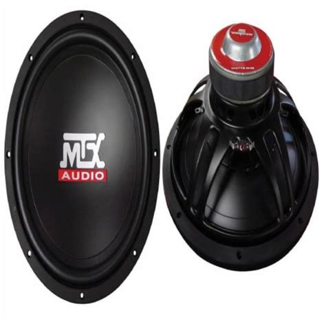 MTX AUDIO TN1004 10 600W Car Power Subwoofers Subs Woofers PAIR 4 OHM, 2 Piece - QFC