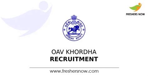 OAV Khordha Recruitment 2024 Notification For 28 Posts