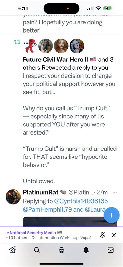 Pam Hemphill Post Cult Of Trump On Twitter