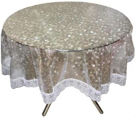 Pvc Milky White Round Center Table Cover Size Inch Diameter At