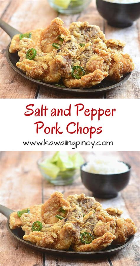 Salt And Pepper Pork Chops Recipe Pork Recipes Recipes Asian Recipes