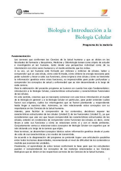 Pdf Biología E Introducción A La Biología Celular