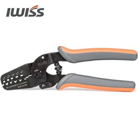 IWISS IWS 2412M Open Barrel Crimping Tools Works On AWG24 12 JAM Molex