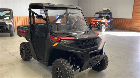 2022 Polaris Ranger 1000 Premium Onyx Black Quick Walkaround Youtube