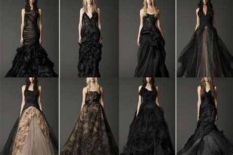 The Space of Wedding: Sexy And Complicated Black Wedding Gowns