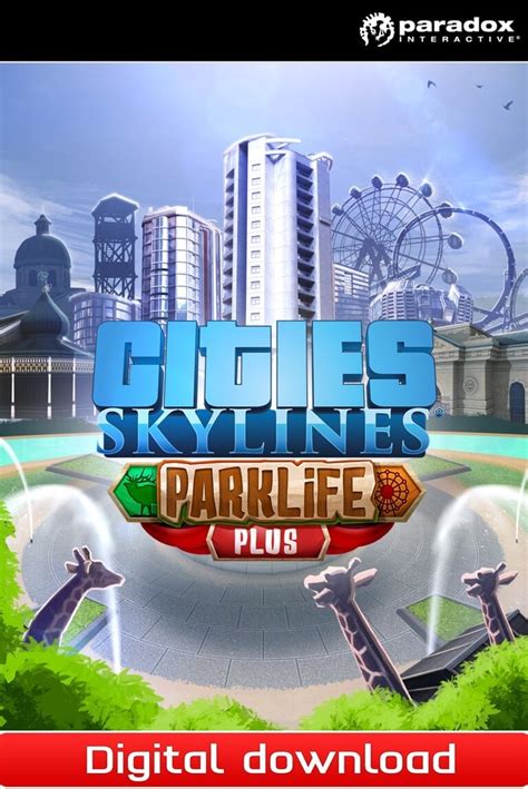 Cities Skylines Parklife Plus PC Windows Mac OSX Linux Gigantti