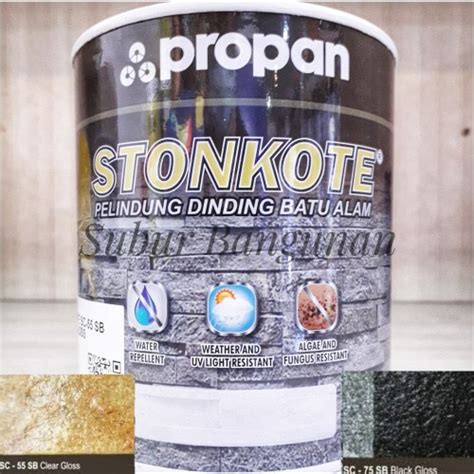 Jual PROPAN STONKOTE Cat Pelapis Dinding Batu Alam STONEKOTE 1 Kg 0 9