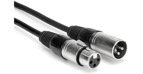 Hosa Technology Pin Xlr Male To Pin Xlr Female Dmx