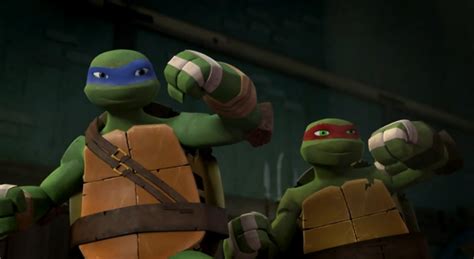 Image Leo And Raph Smilingpng Tmntpedia Fandom Powered By Wikia