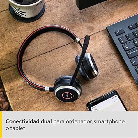 Jabra Evolve Auriculares Inal Mbricos Est Reo Certificados Por