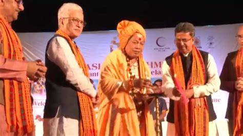 Tripura Cm Manik Saha Inaugurates Ashta Lakshmi Sant Vichar Sammelan In Agartala