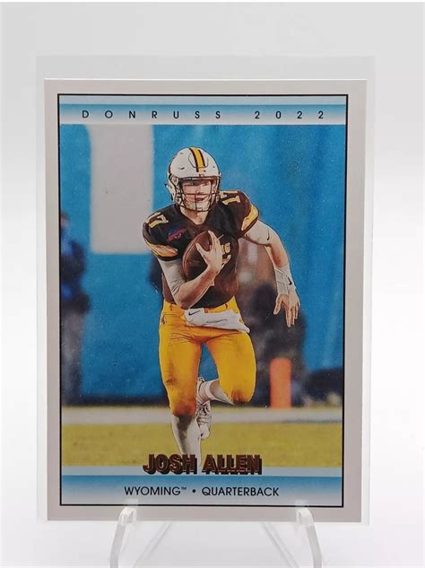 2022 Panini Chronicles Draft Picks Donruss 21 Josh Allen Buffalo Bills