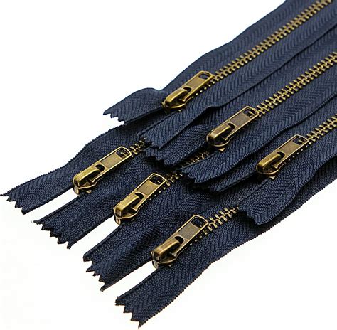 Amazon Leekayer Inch Metal Brass Zipper Close End Cm Navy