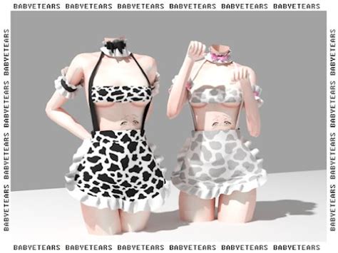 Sweet Maid Set Babyetears The Sims Sims Sims Clothing