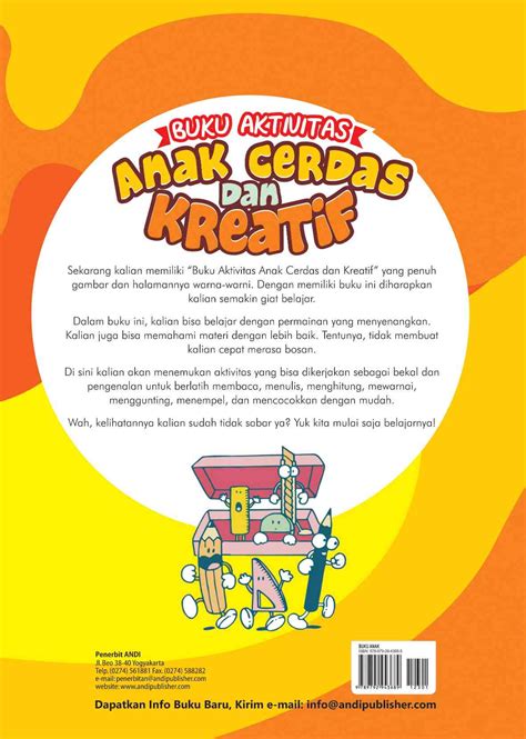 Buku Aktivitas Anak Cerdas dan Kreatif