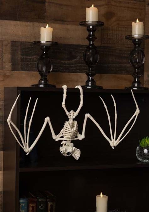 22 Inch Bone Chilling Bat Decoration Skeleton Decor