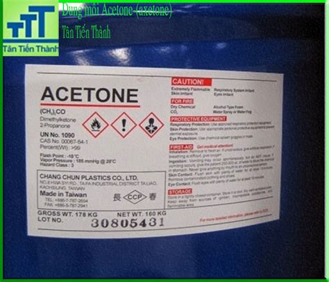 DUNG MÔI ACETONE NHẬP KHẨU CHÍNH HÃNG