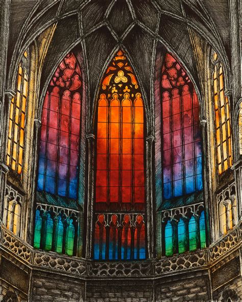 Stained glass in St. Vitus Cathedral by KamilaM94 on DeviantArt