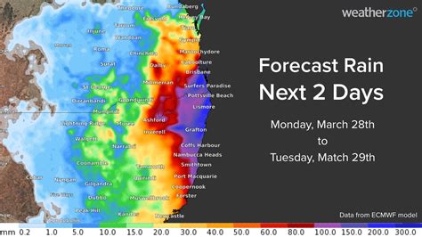 Flooding Rain Returns To Northern Nsw And Southeast Qld Including