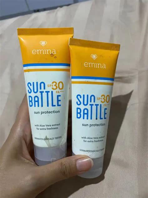 Perbedaan Sunscreen Emina Dan Sun Battle Mana Yang Terbaik