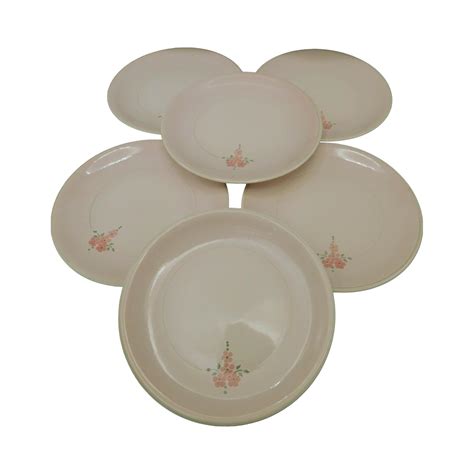 Assiettes Dessert Niderviller Julia Rose P Le Vintage Beige