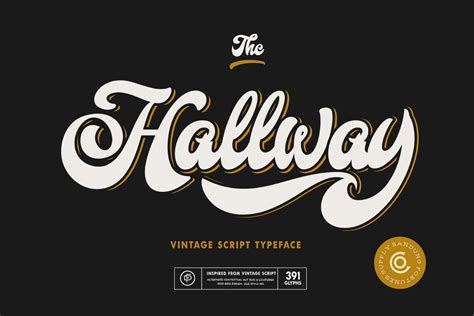 Hallway Vintage Script - Design Cuts