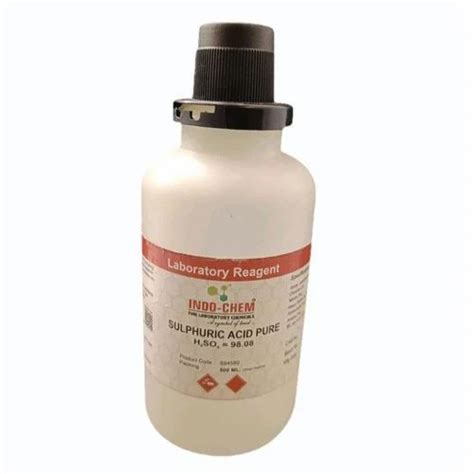 Laboratory Grade 500ml Indochem Sulphuric Acid Pure At Rs 120 Bottle In