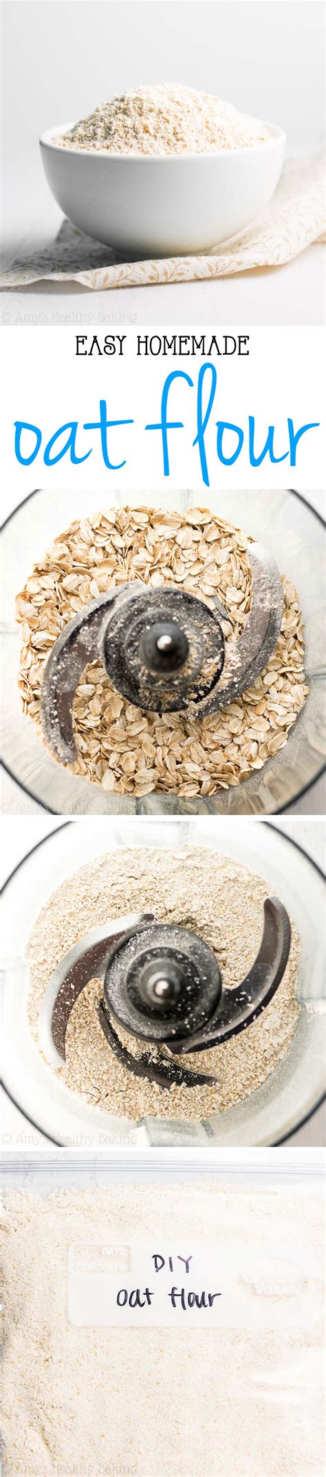 Easy Homemade Oat Flour | Amy's Healthy Baking