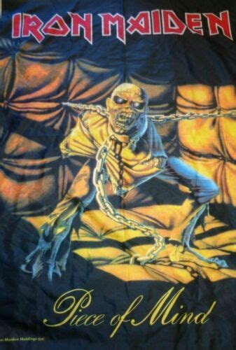 1983 AUTHENTIC IRON MAIDEN PIECE OF MIND Tapestry Flag Banner Fabric