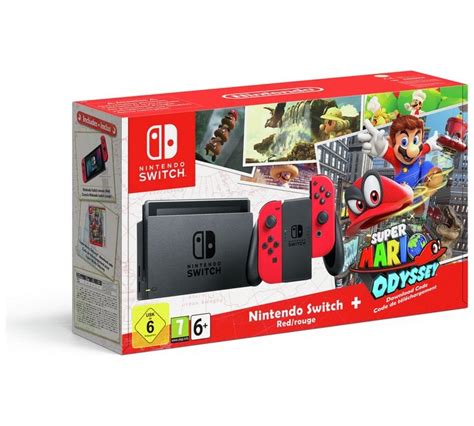 Nintendo Switch Console Bundle with Super Mario Odyssey | Argos mini